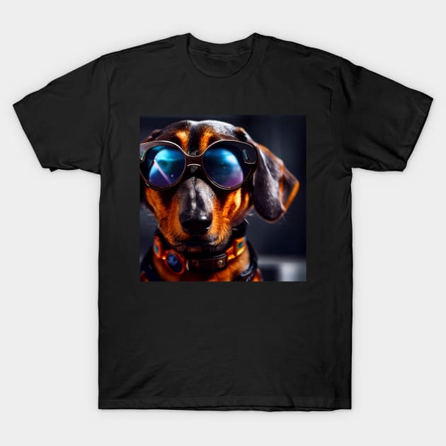 cool dachshund T-Shirt by LoewenDesigns